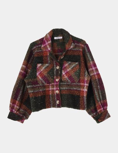 Picture of  Plaid cropped shacket w12001085 