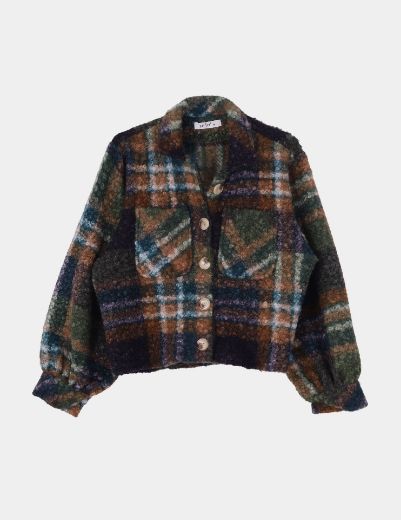 Picture of  Plaid cropped shacket w12001085 