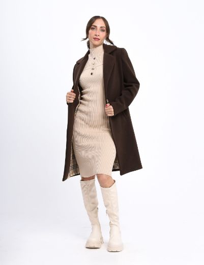 Picture of Lapel Neck Overcoat w12001092 