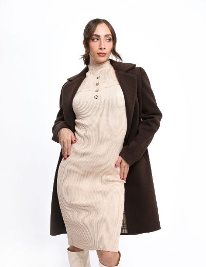 Picture of Lapel Neck Overcoat w12001092 