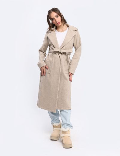 Picture of belted overcoat  w12001095 