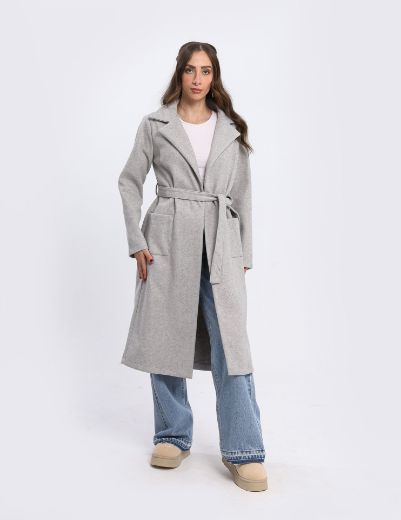 Picture of belted overcoat  w12001095 