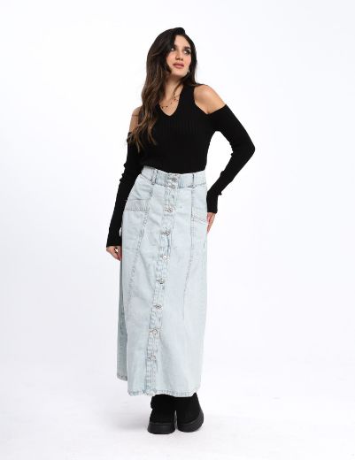 Picture of denim skirt  w12071125 