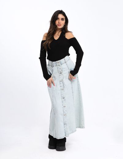 Picture of denim skirt  w12071125 