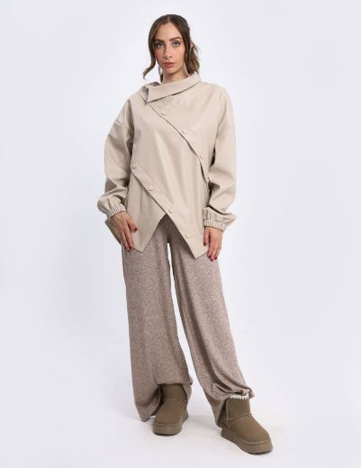 Picture of woolen wide leg pants  w114760006 