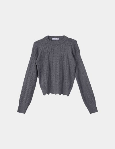 Picture of twisted knit sweater  w1202911 