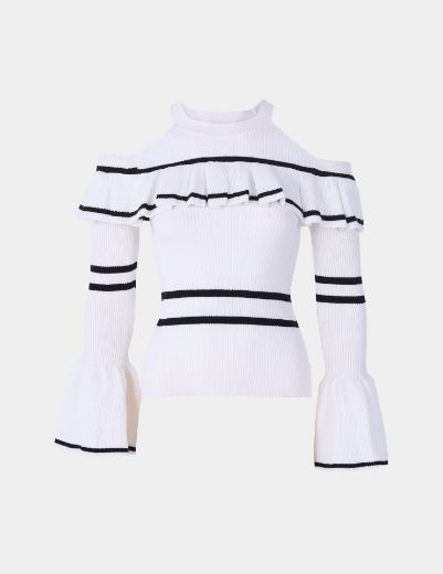 Picture of cold shoulder sweater  w11482515 