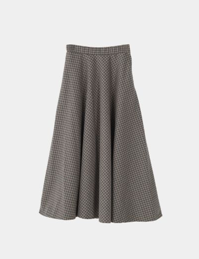 Picture of Plaid flare skirt  w1200777 