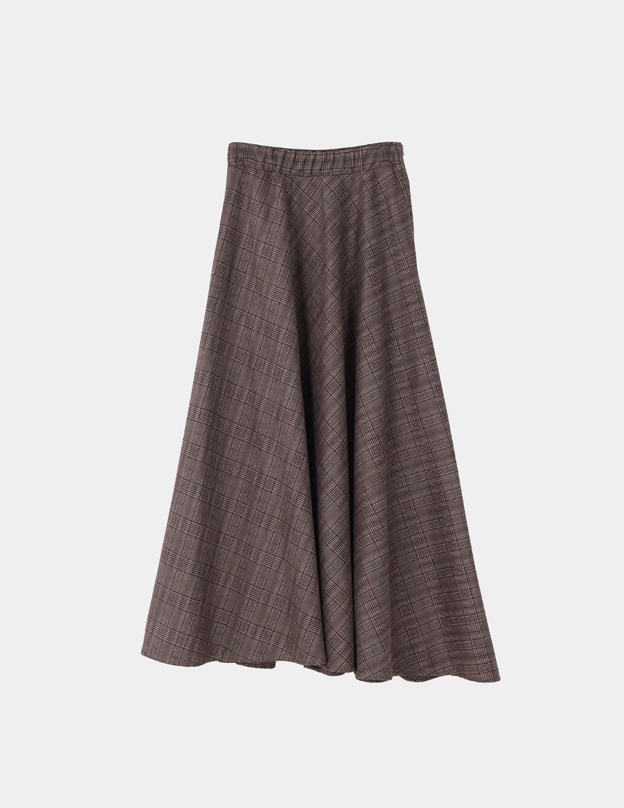 Picture of Plaid flare skirt  w1200777/2 