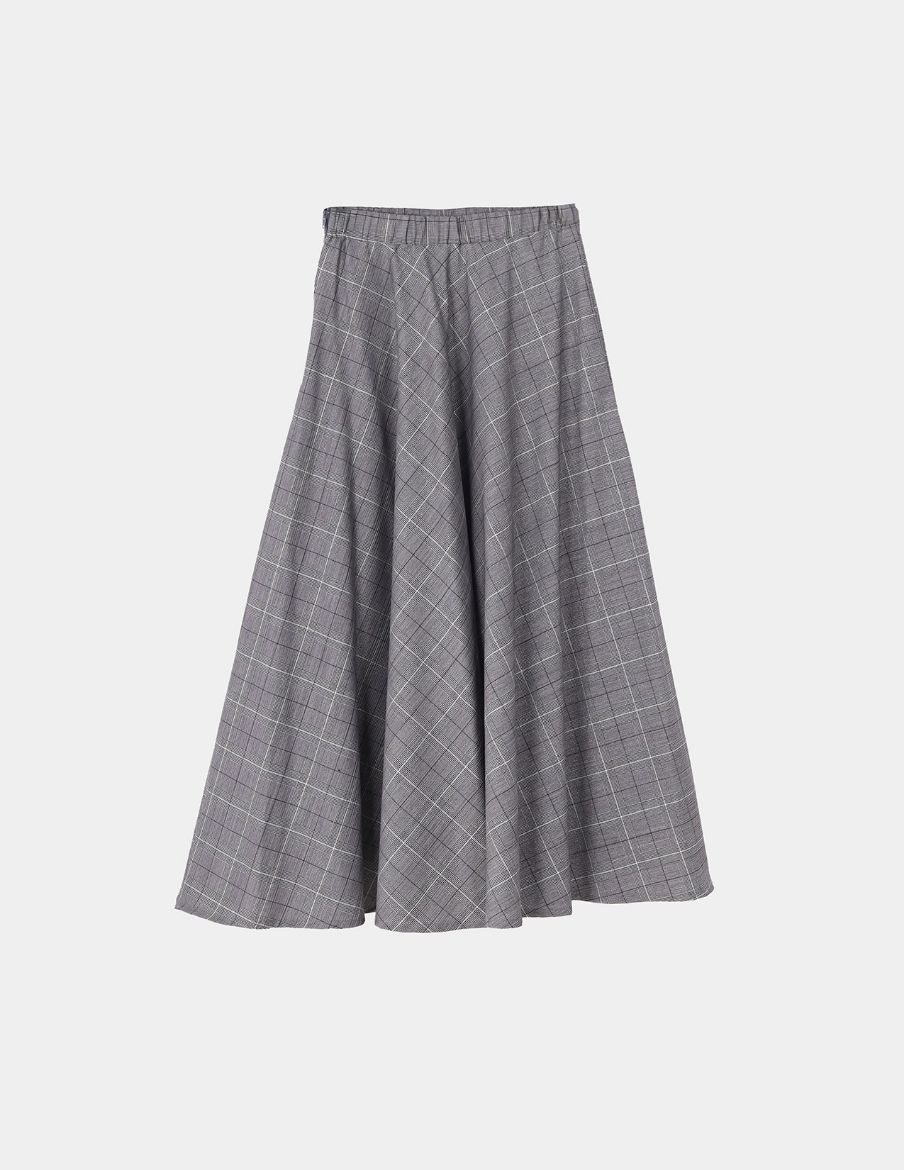 Picture of Plaid flare skirt  w1200777/3 