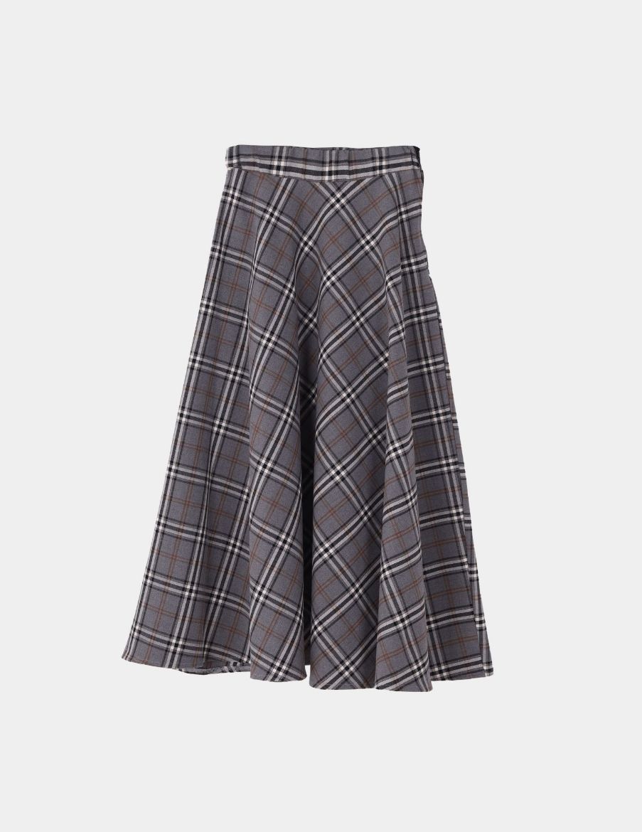 Picture of Plaid flare skirt  w1200777/4 