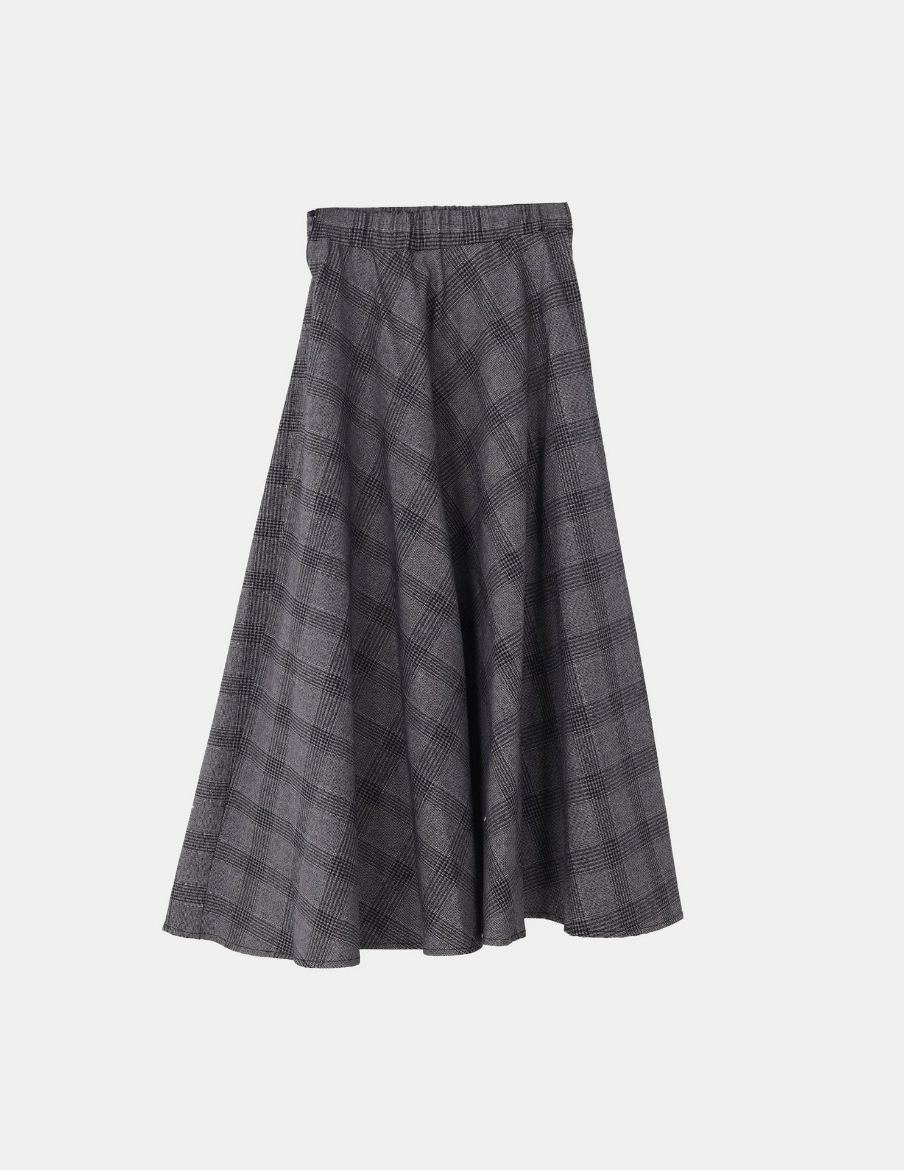 Picture of Plaid flare skirt  w1200777/5 