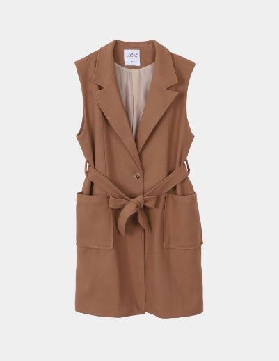 Picture of  sleeveless coat  w120140012 