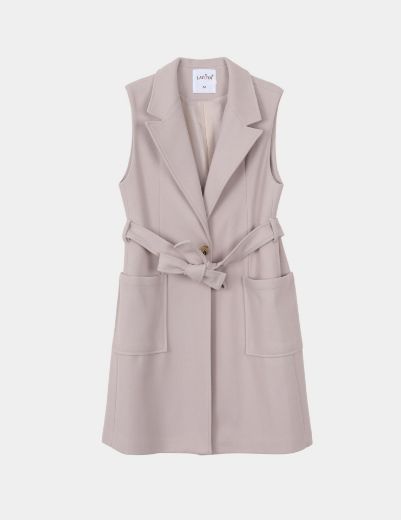 Picture of  sleeveless coat  w120140012 