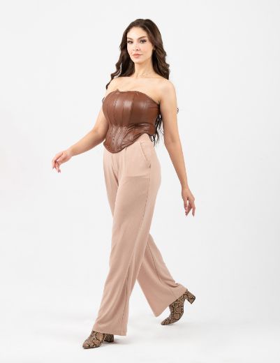 Picture of leather tube top  w12021905 