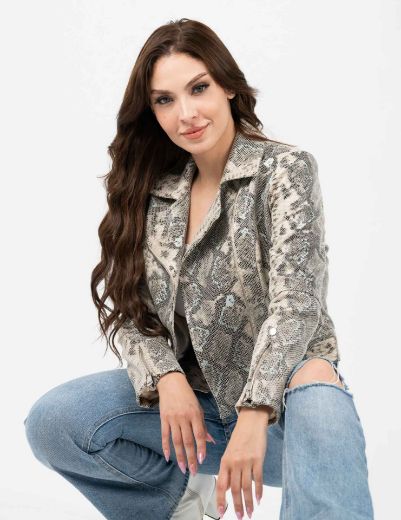 Picture of Snake Skin Leather Jacket  w12027907 