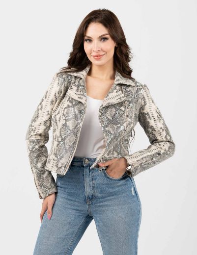 Picture of Snake Skin Leather Jacket  w12027907 