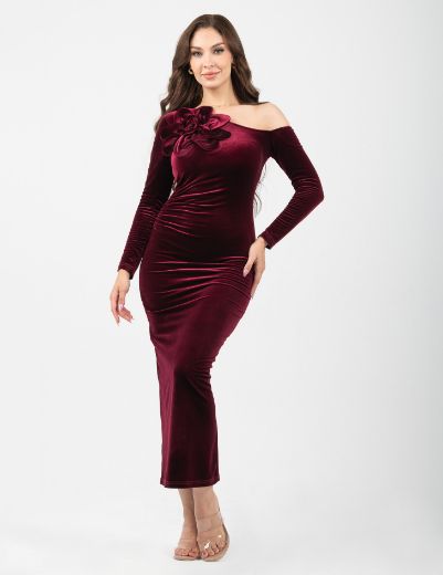 Picture of Bloom Bodycon velvet dress  w12024903 