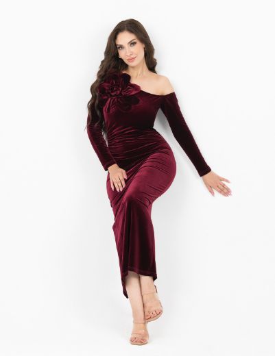 Picture of Bloom Bodycon velvet dress  w12024903 