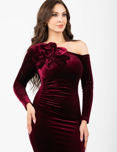 Picture of Bloom Bodycon velvet dress  w12024903 