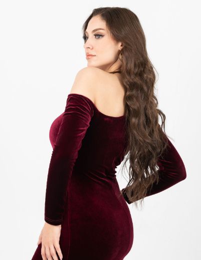 Picture of Bloom Bodycon velvet dress  w12024903 