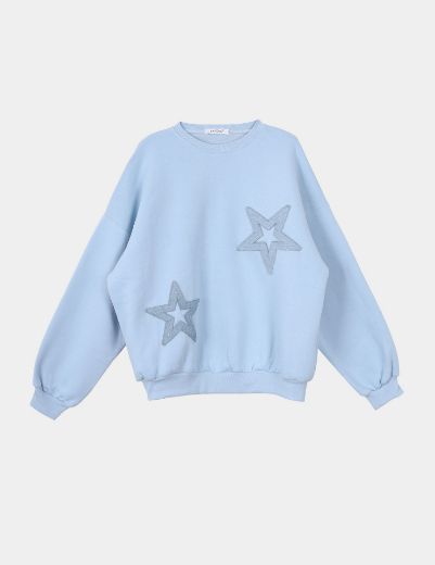 Picture of denim patch sweatshirt  w1209049 