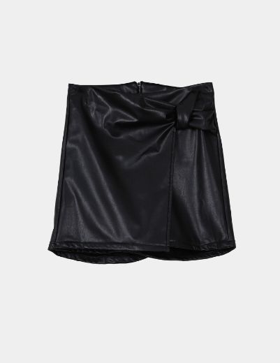 Picture of knot leather skort  w12026908 