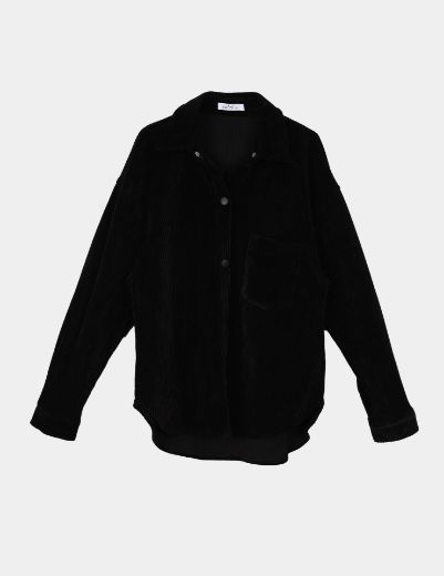 Picture of ribbed velvet shirt  w120130010 