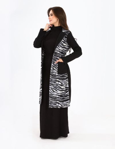 Picture of printed overcoat  w12001101 