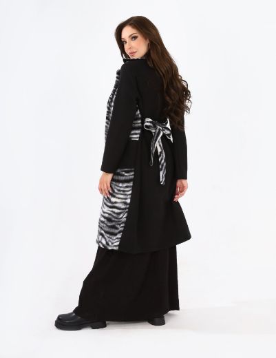 Picture of printed overcoat  w12001101 