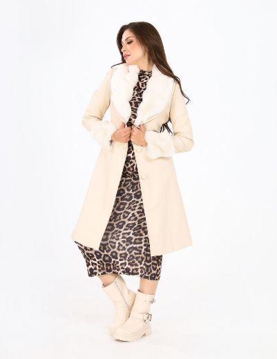 Picture of fur lined overcoat  w12051702 