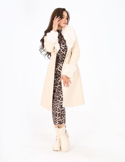 Picture of fur lined overcoat  w12051702 