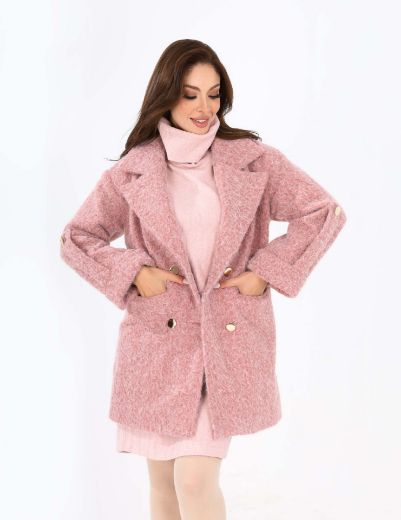 Picture of double brested woolen coat   w114740041 