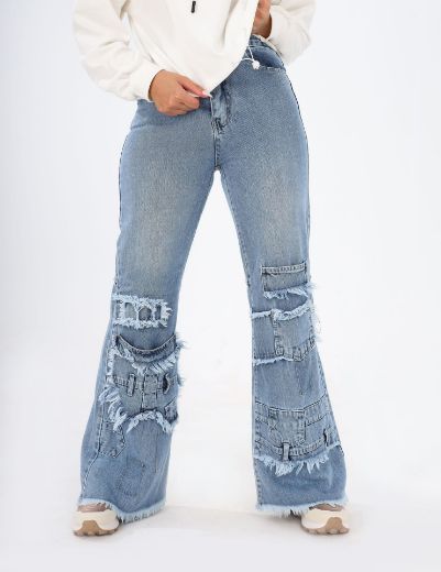 Picture of  unique flare jeans w12112439 