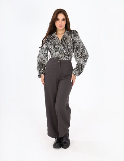 Picture of Wrapped velvet blouse  w11464001/1 