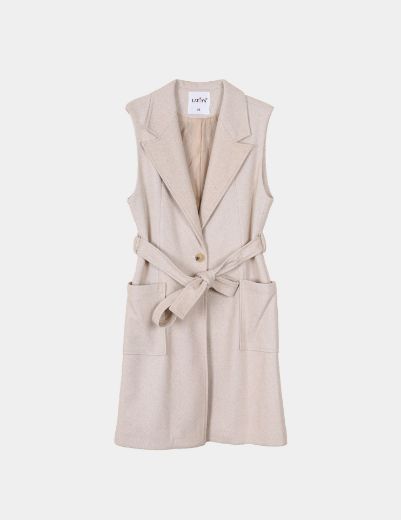 Picture of  sleeveless coat  w120140012 