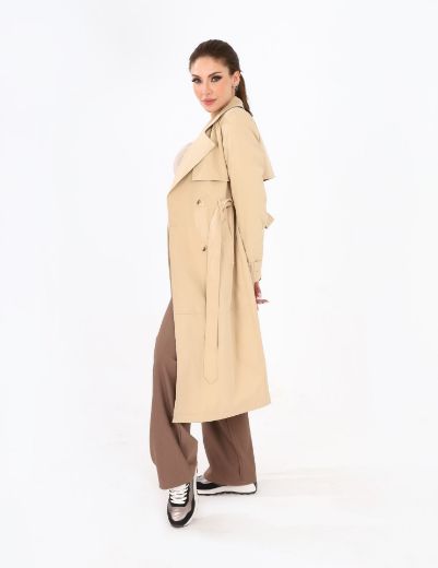 Picture of  Double-Breasted Casual Trench Coatw12067095 