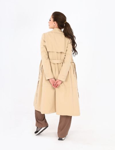 Picture of  Double-Breasted Casual Trench Coatw12067095 