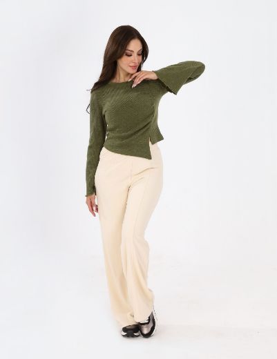 Picture of asymmetrical ribbed top  w11542005 