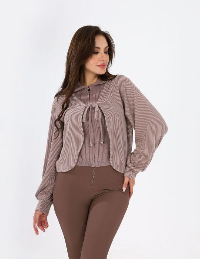 Picture of Short Front tied cardigan w1145103 