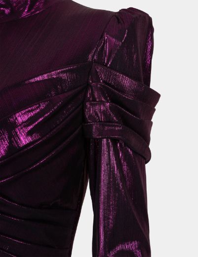 Picture of  metallic drapped dress w1191817 