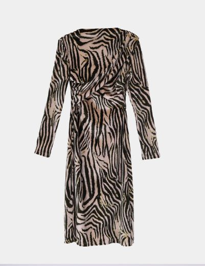 Picture of zebra velvet dress  w1155502 