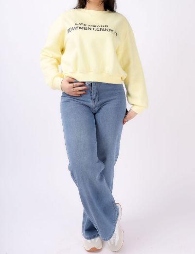 Picture of   cropped lined Sweatshirt w12118312 