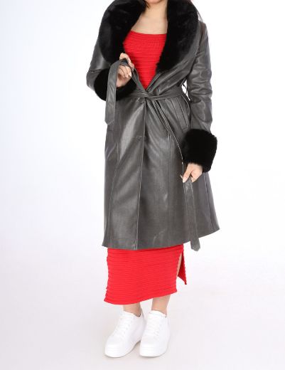 Picture of fur lined overcoat  w12051702 