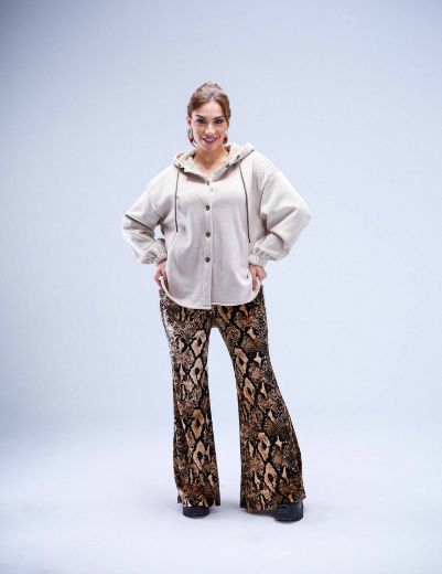 Picture of snake skin flared pants   w11464005/4 