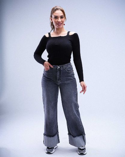 Picture of   Wide Leg Jeans w12112442 