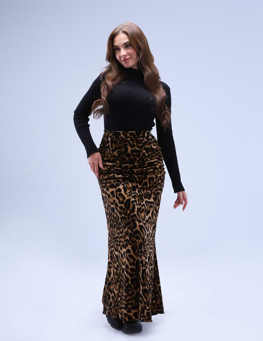 Picture of  Leopard Print Skirt  w11542009 