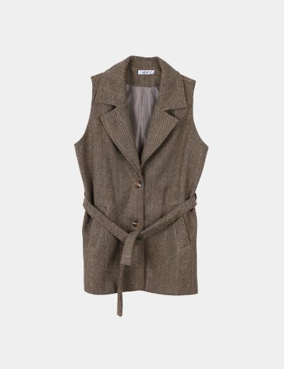 Picture of sleeveless woolen jacket  w11611006 