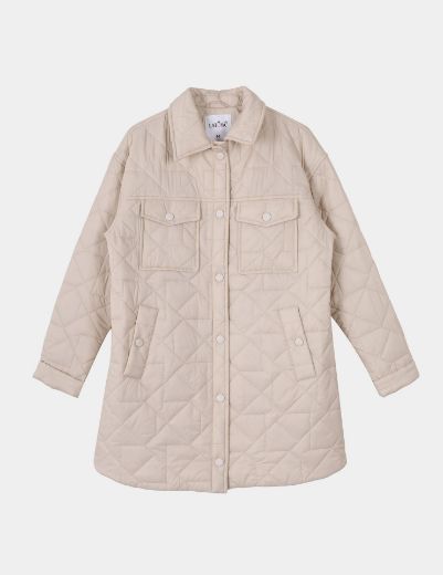 Picture of  quilted long jacket  w120140050 