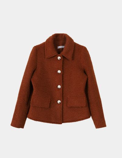 Picture of textured buttoned jacket  w12049072 